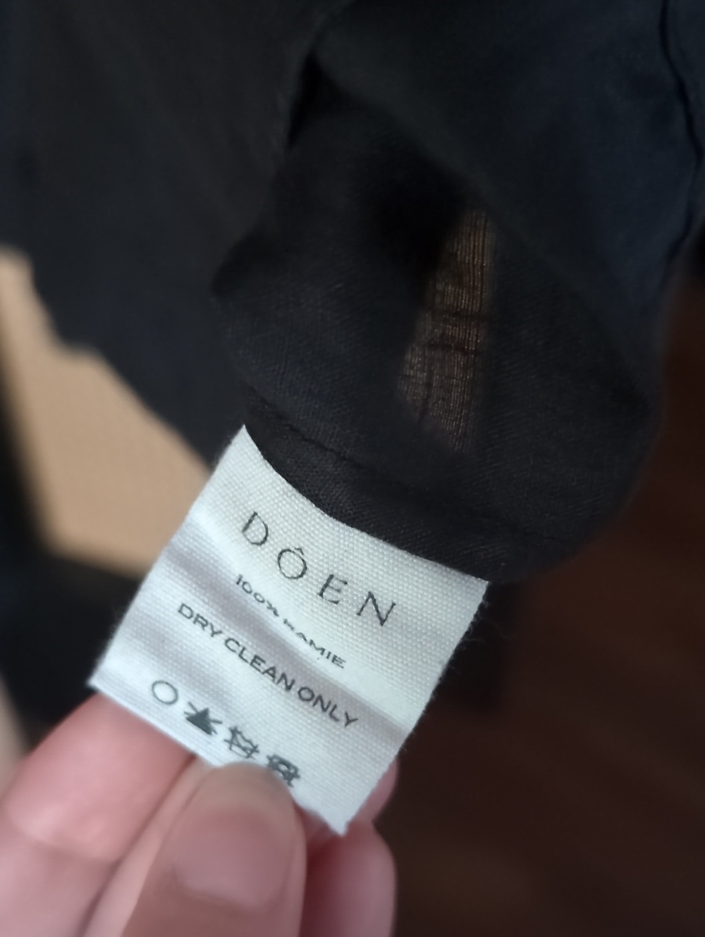 Doen Sarria Mini Black dress Size Large - Picture 5 of 7